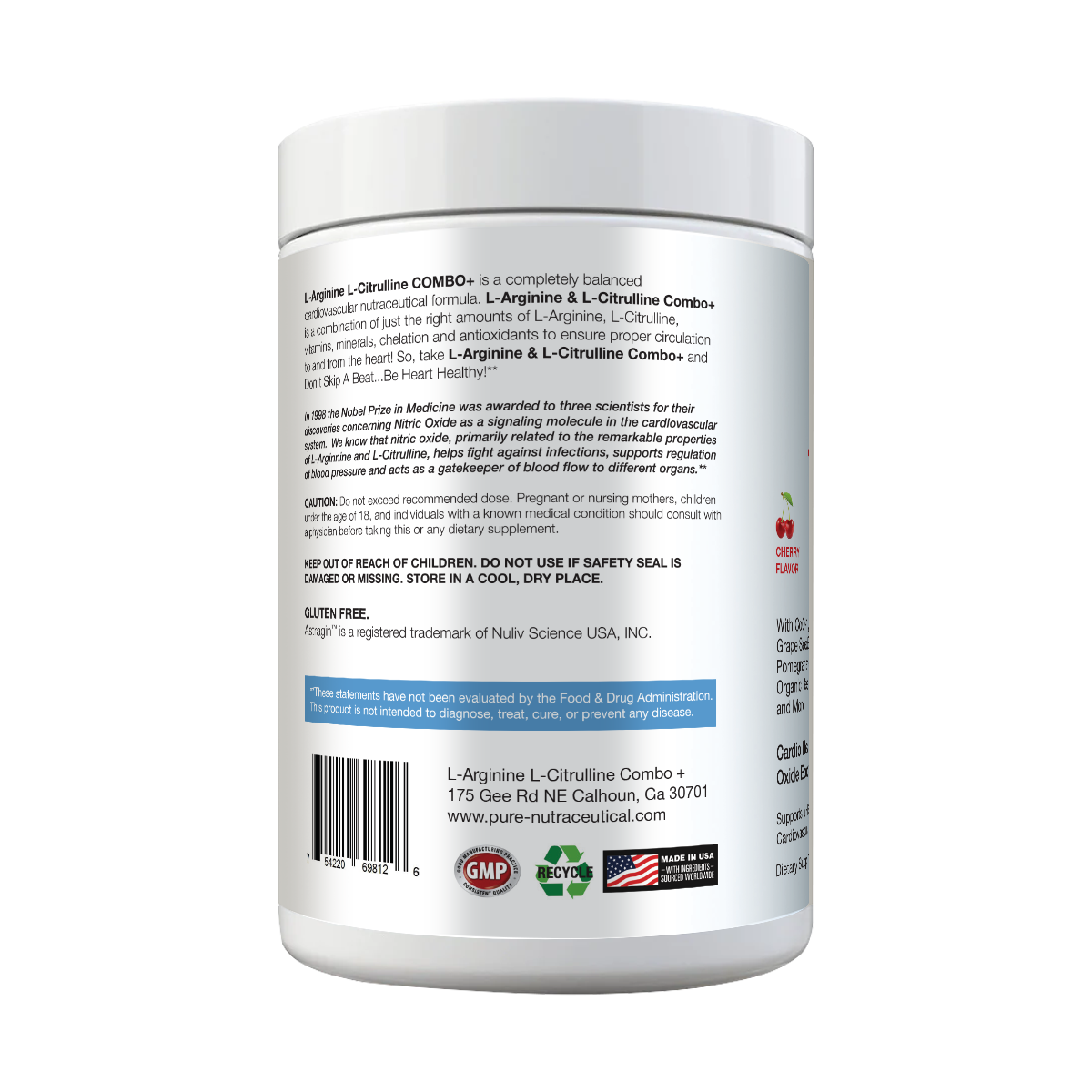 L-Arginine L-Citrulline Combo+® | Cherry Powder