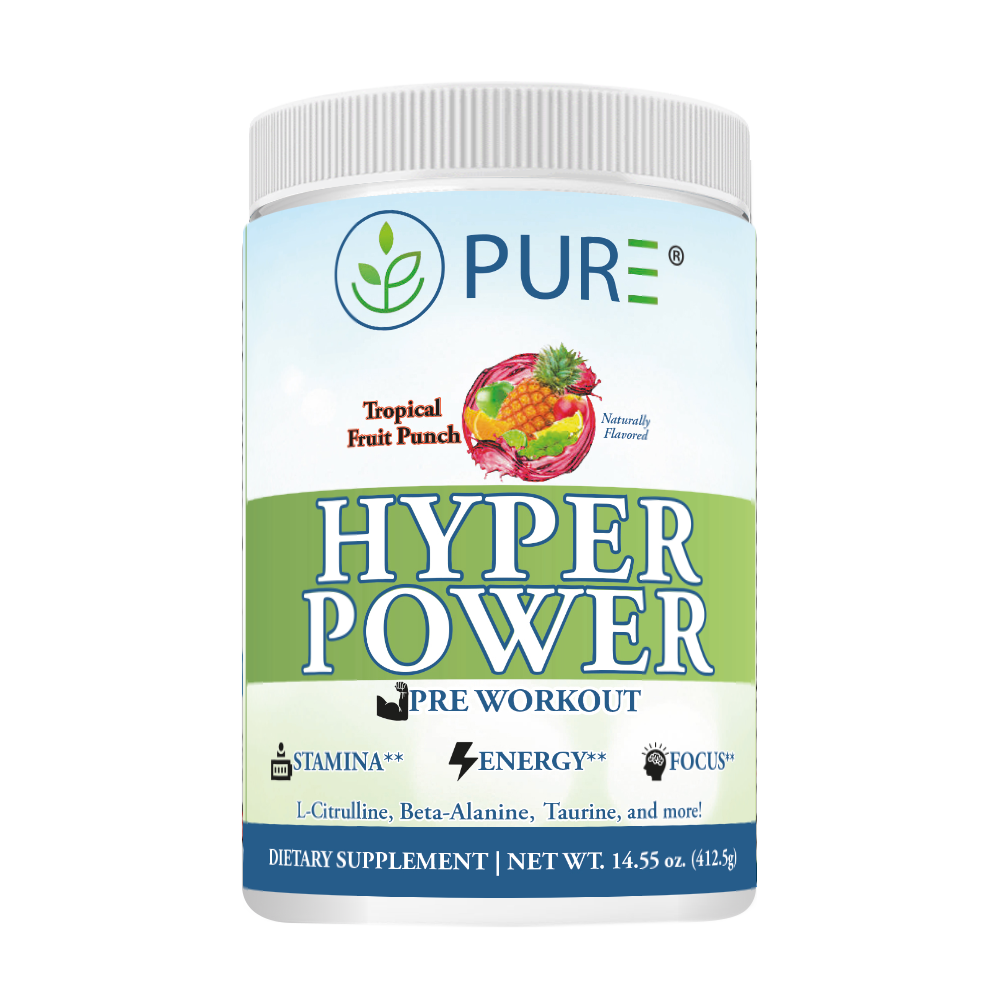 PURE® Hyper Power | Tropical Fruit Punch Powder