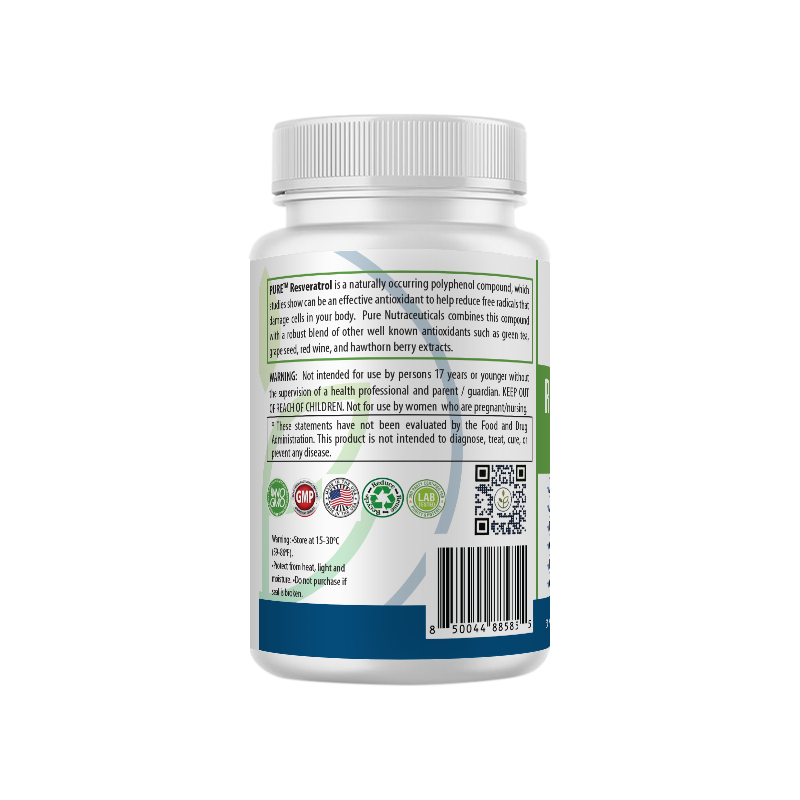 Resveratrol Plus | 605mg, Polyphenols, Heart, Anti-Aging, 60 Caps, USA!