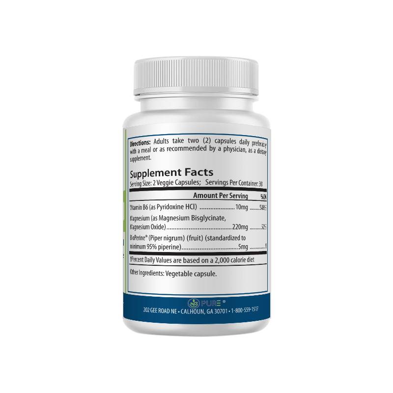 Magnesium Pro | 220mg, Bisglycinate, Stress, Muscle, 60 Caps, USA!