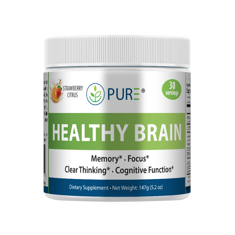 Healthy Brain | Lion’s Mane, Alpha-GPC, Focus, Memory, 30 Servings, USA!