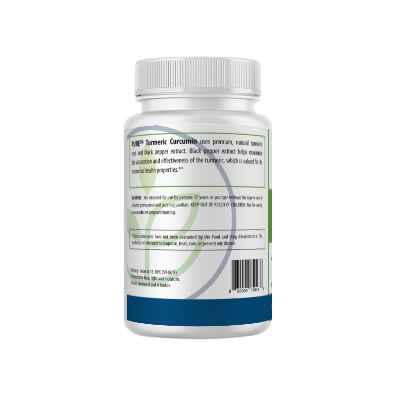 Turmeric Curcumin | 750mg, Black Pepper, Joint, Antioxidant, 180 Caps!