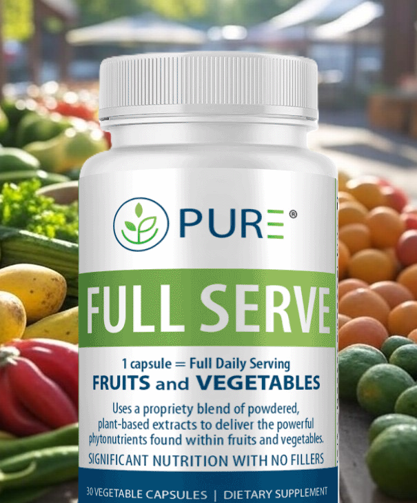 Full Serve | Phytoserv, Fruit & Veggie, Nutrition, 30 Caps, USA!