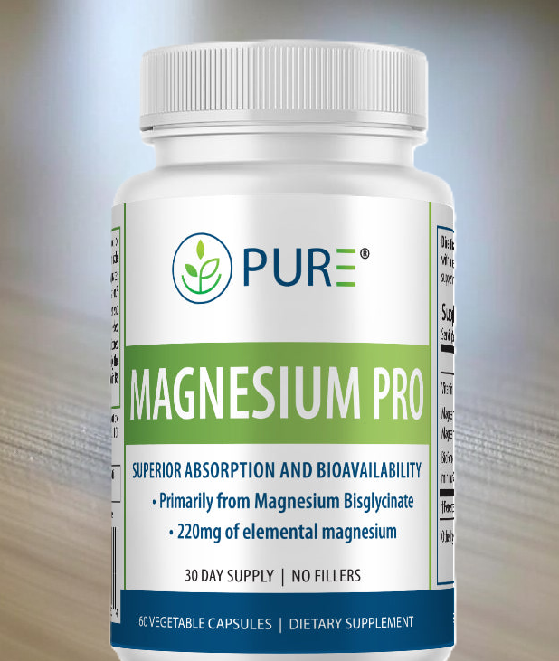 Magnesium Pro | 220mg, Bisglycinate, Stress, Muscle, 60 Caps, USA!