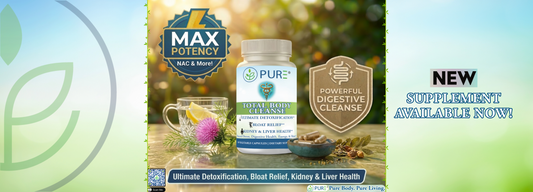 🎆NEW Product Highlight! PURE Total Body Cleanse is now available! Ultimate Detox, Bloat Relief, Liver & Kidney Health!🌟