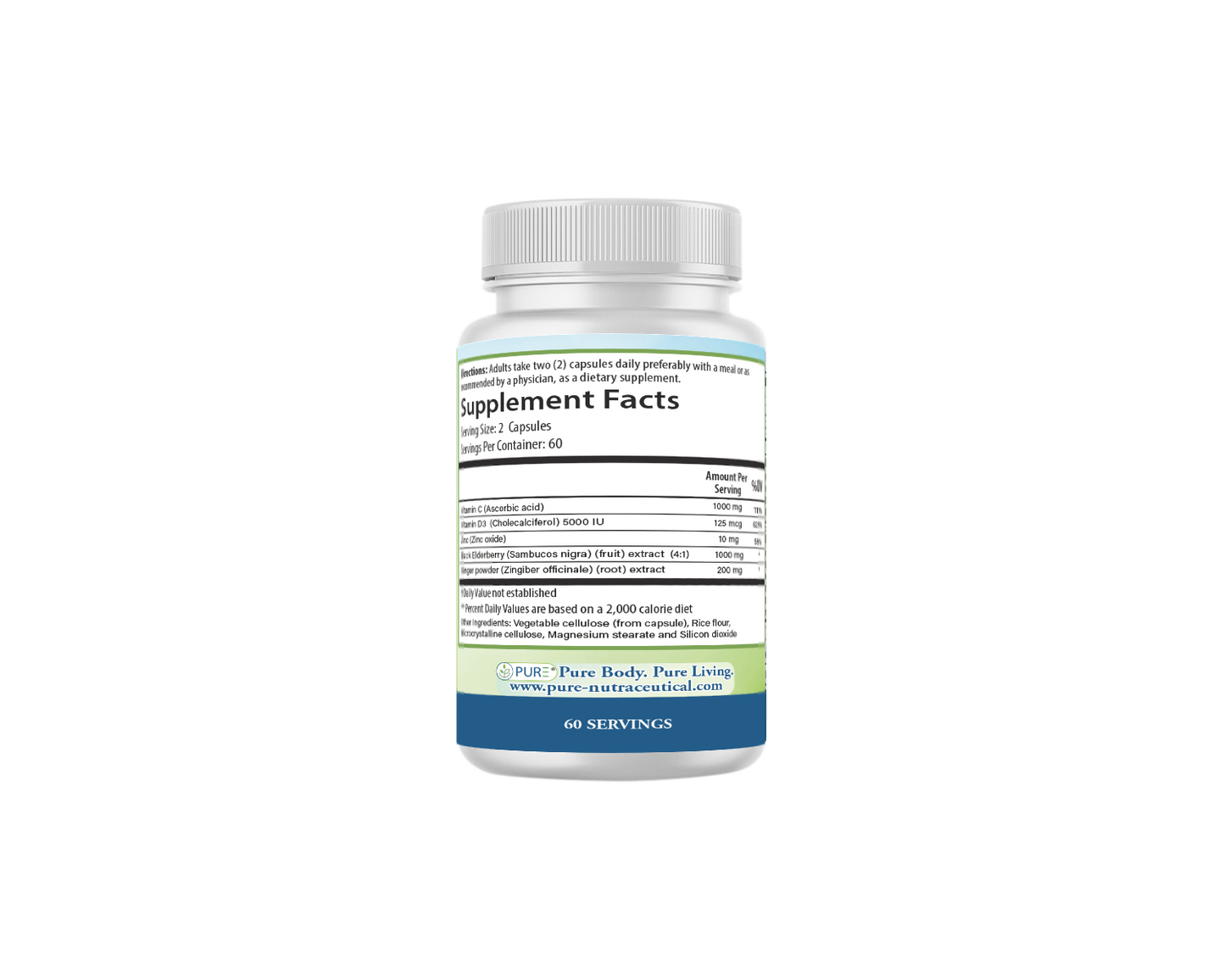 PURE® 5 in 1 Immune Formula | 120 Capsules