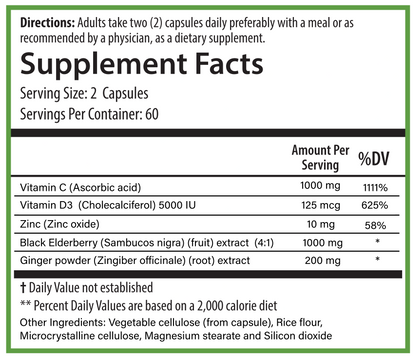 PURE® 5 in 1 Immune Formula | 120 Capsules