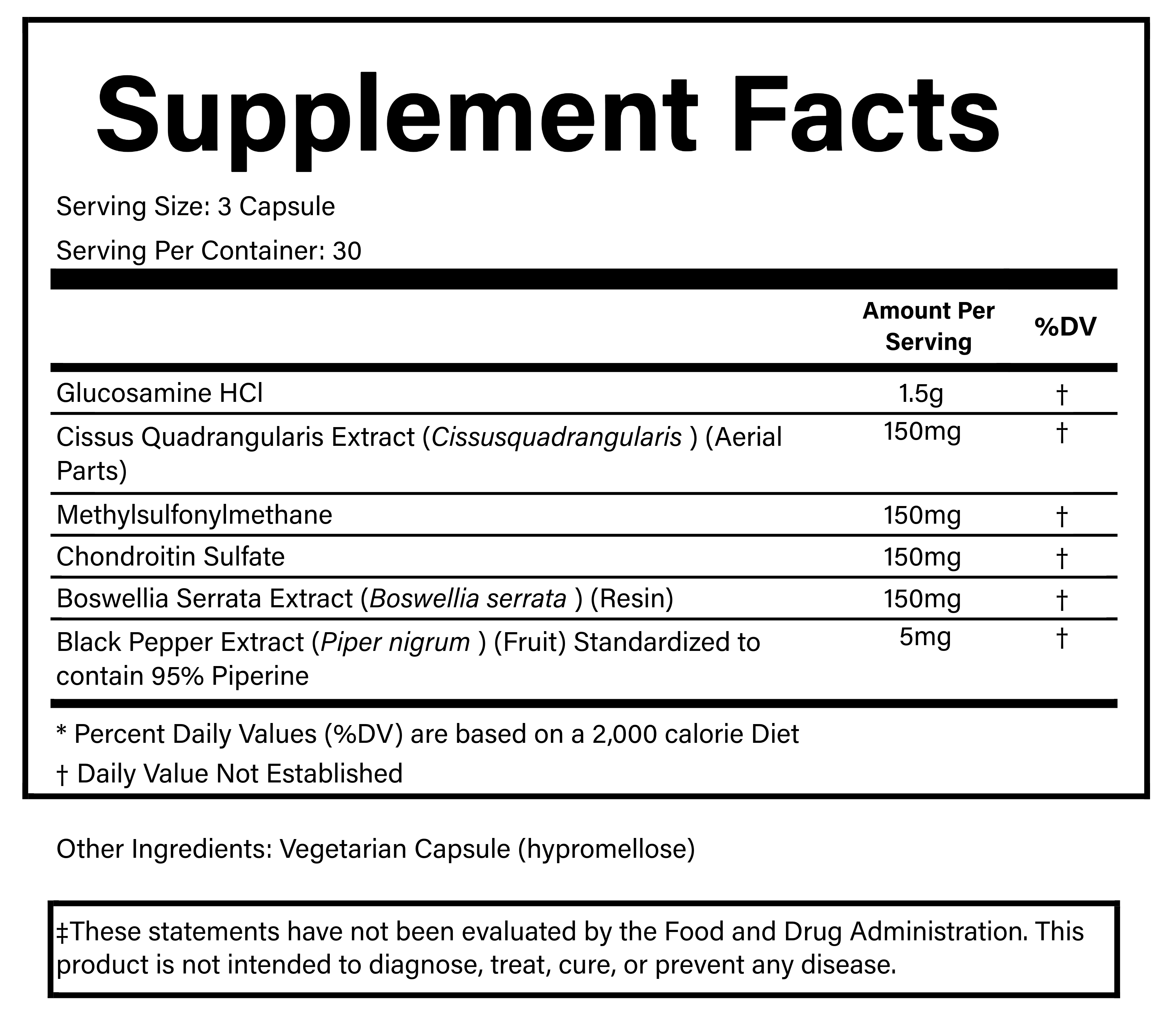 Advanced Joint Formula | 90 Capsules – Pure Nutraceutical