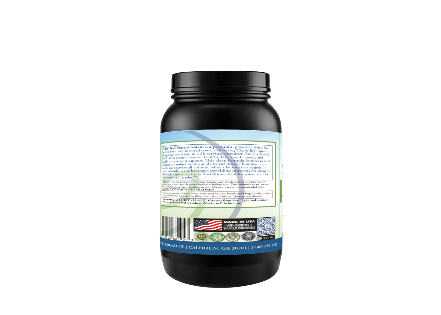 PURE® Beef Protein Isolate | Vanilla
