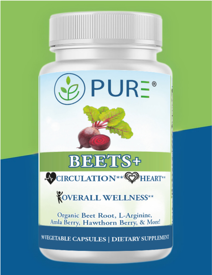 PURE® Beets+ | 90 Capsules