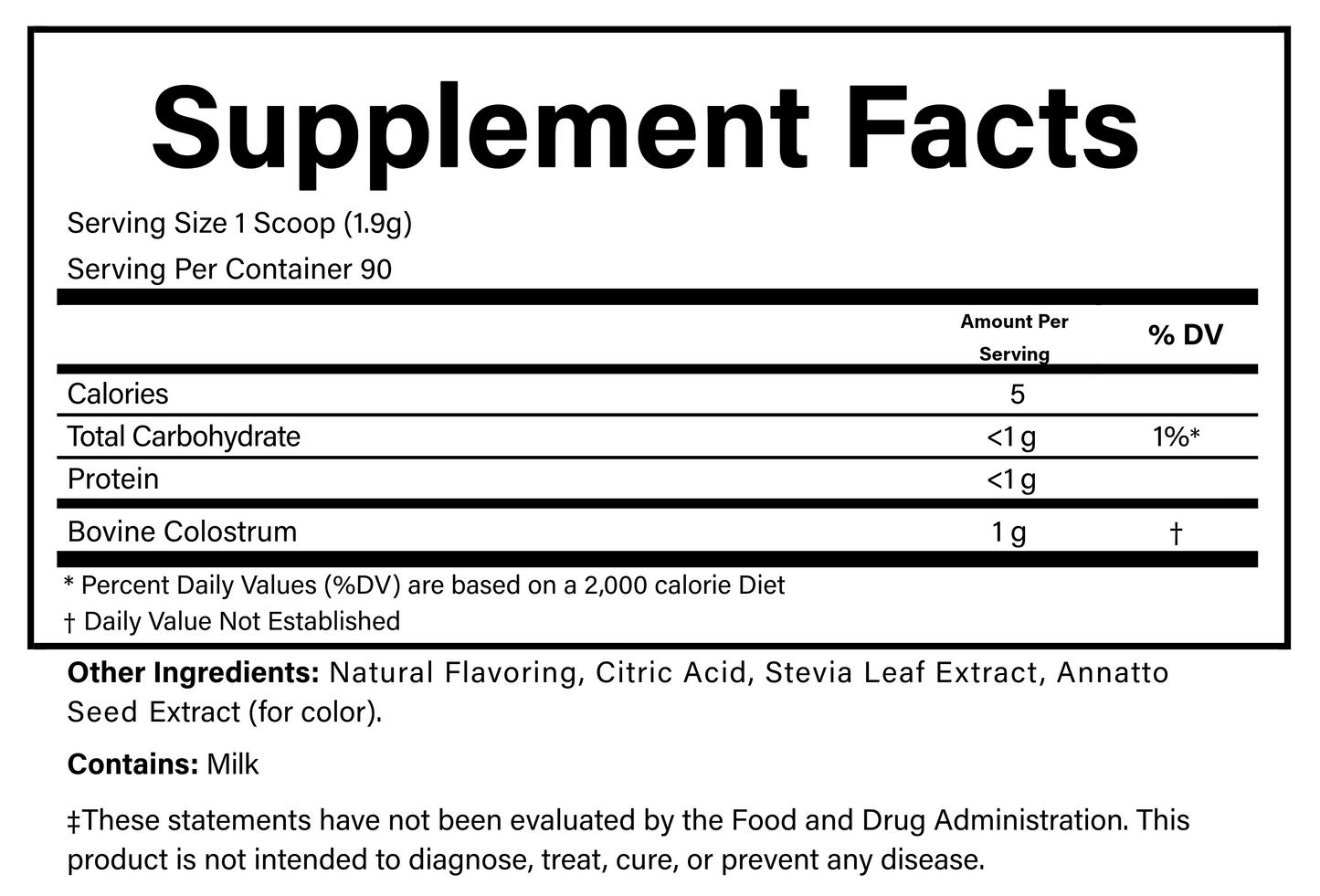 PURE® Colostrum | Orange