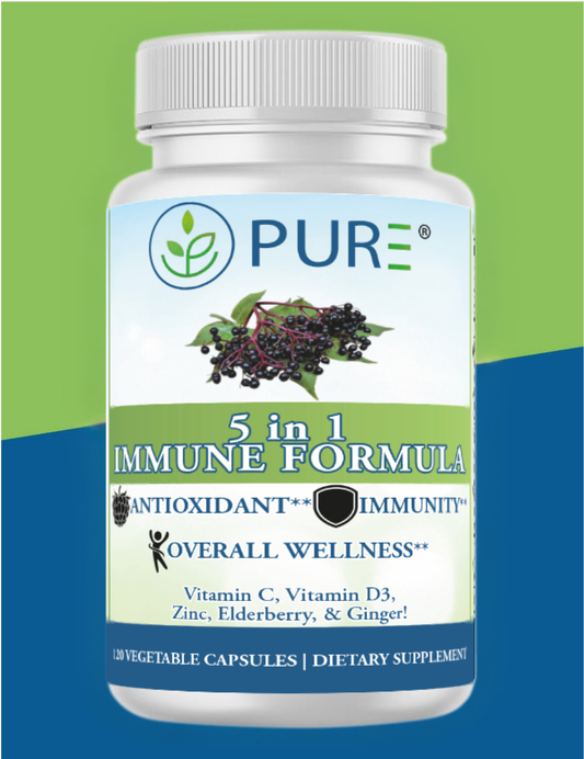 PURE® 5 in 1 Immune Formula | 120 Capsules
