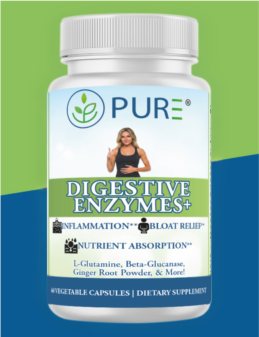 PURE® Digestive Enzymes+ | 60 Capsules