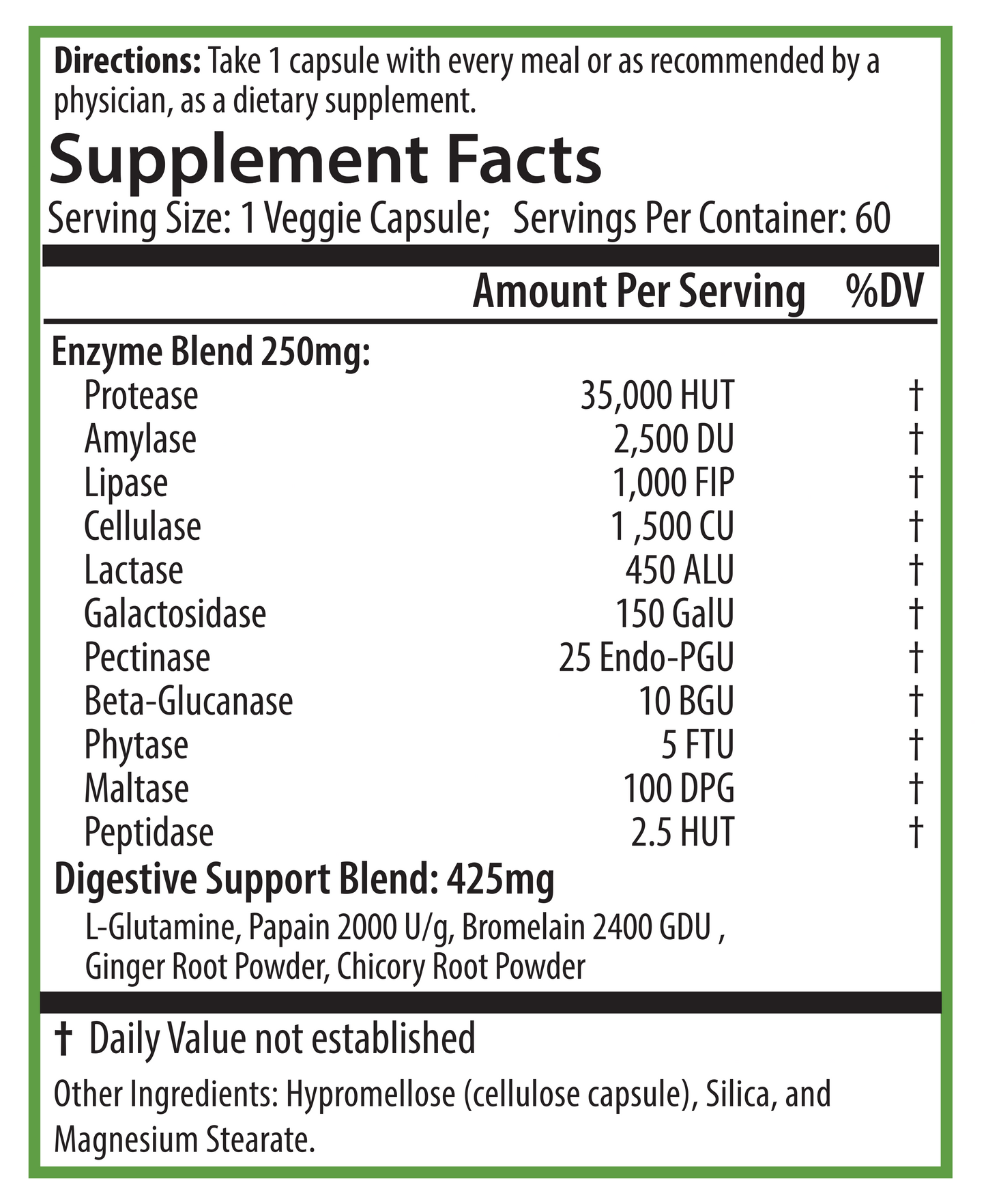 PURE® Digestive Enzymes+ | 60 Capsules