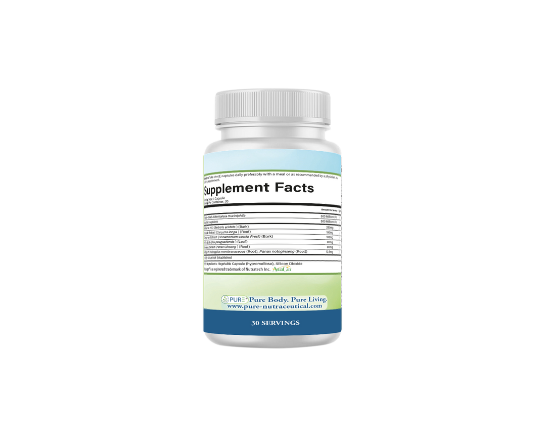 GLP-1 Support | 30 Capsules Pure Nutraceutical GLP-1 Support | 30 Capsules Pure Nutraceutical