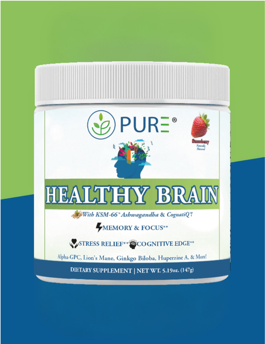 PURE® Healthy Brain | Strawberry Citrus Powder