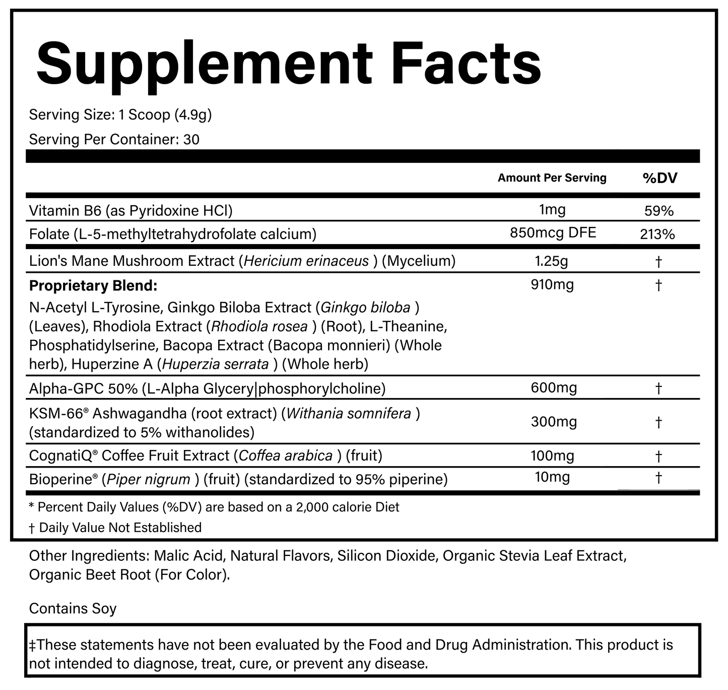 PURE® Healthy Brain | Strawberry Citrus Powder