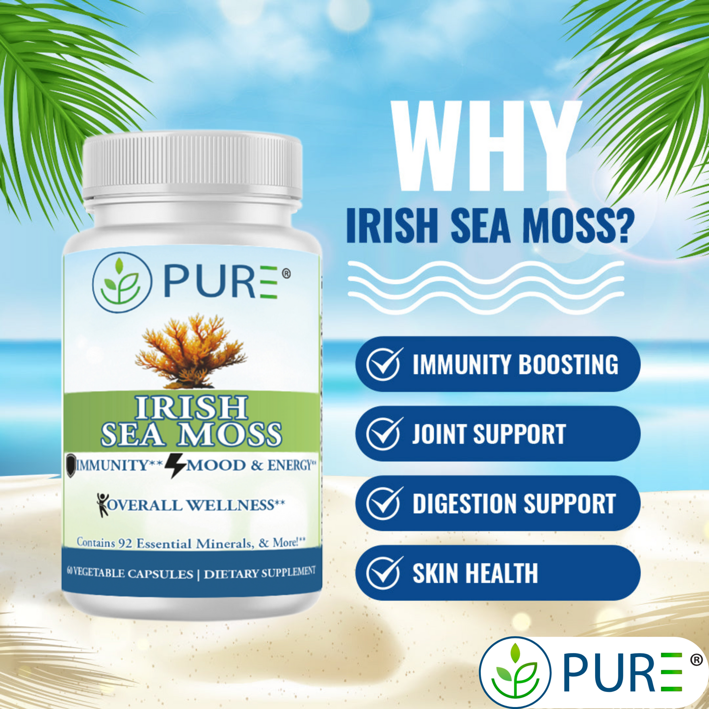 Irish Sea Moss | 60 Capsules