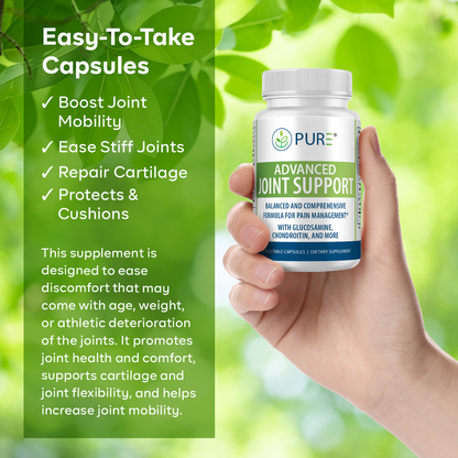 Advanced Joint Support| Glucosamine, MSM, Pain Relief, 90 Caps, USA!
