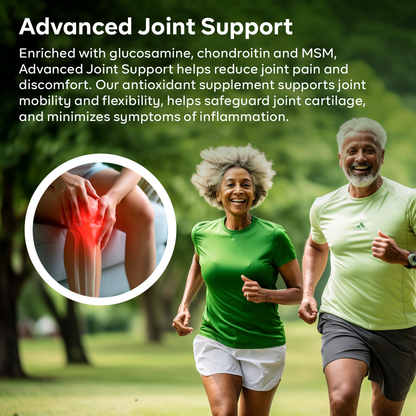 Advanced Joint Support| Glucosamine, MSM, Pain Relief, 90 Caps, USA!