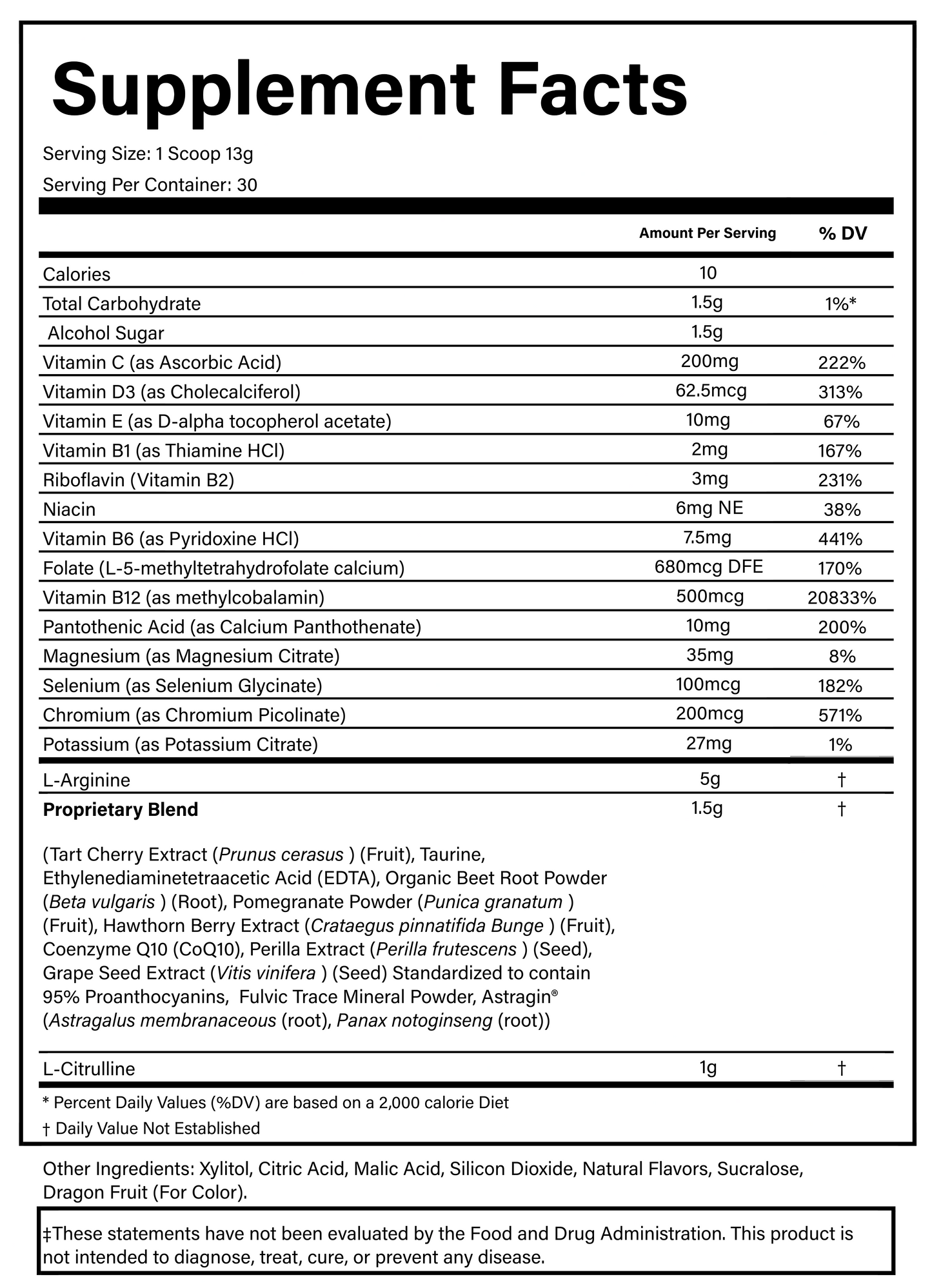 L-Arginine L-Citrulline Combo+®  | Mixed Berry