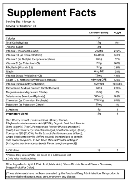 L-Arginine L-Citrulline Combo+®  | Mixed Berry