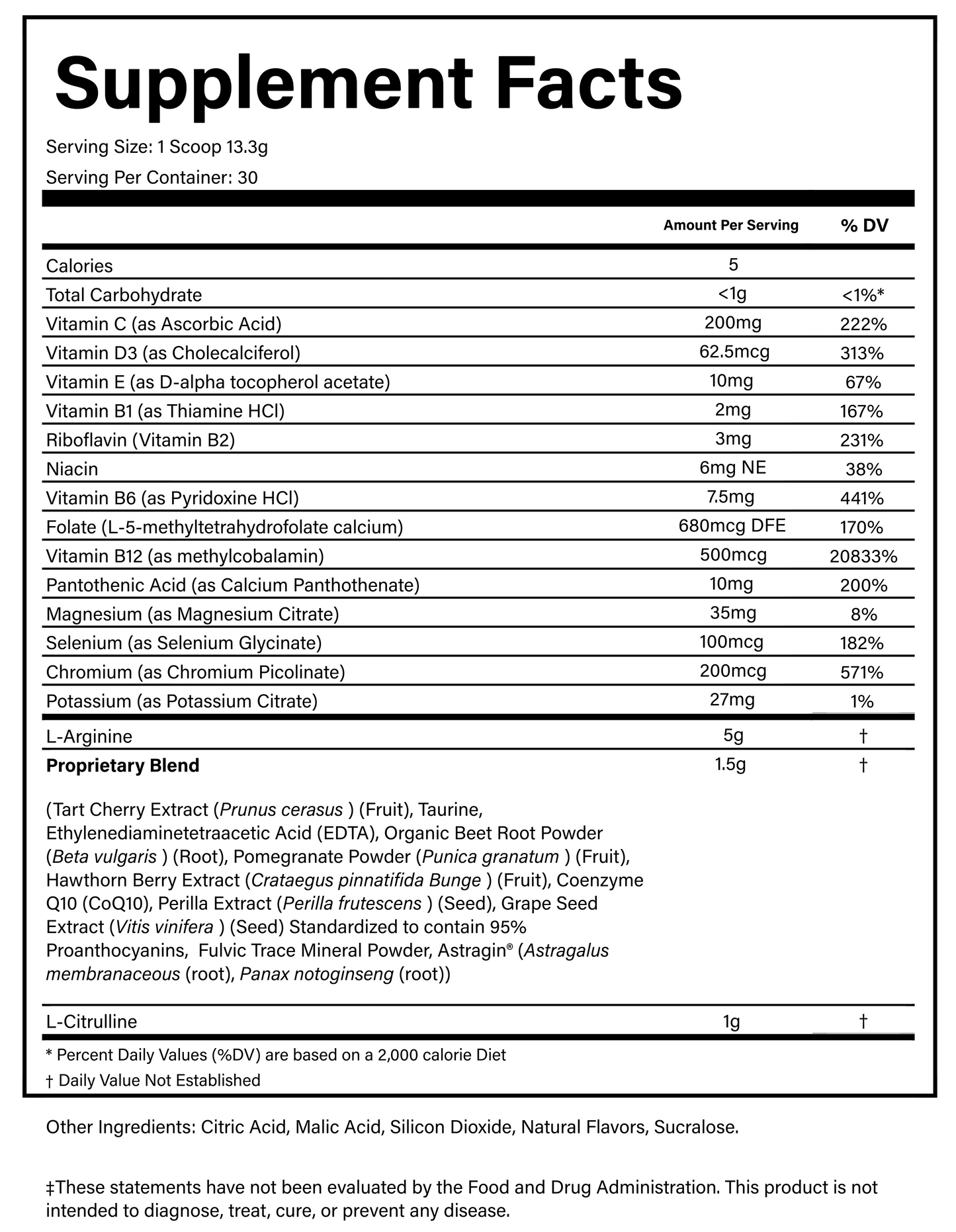 L-Arginine L-Citrulline Combo+® | Cherry Powder