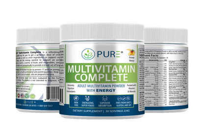 Multivitamin Complete | Vitamins, Superfoods, Orange Mango, 30 Servings, USA!