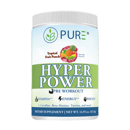 PURE® Hyper Power | Tropical Fruit Punch Powder