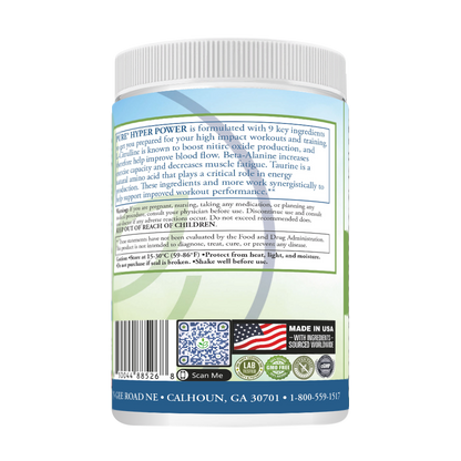 PURE® Hyper Power | Tropical Fruit Punch Powder