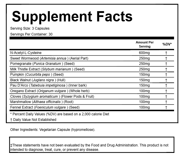 PURE® Parasite Cleanse | 90 Capsules