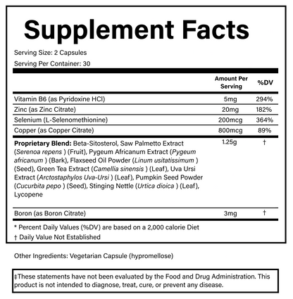 PURE® Prostate Care Formula | 60 Capsules