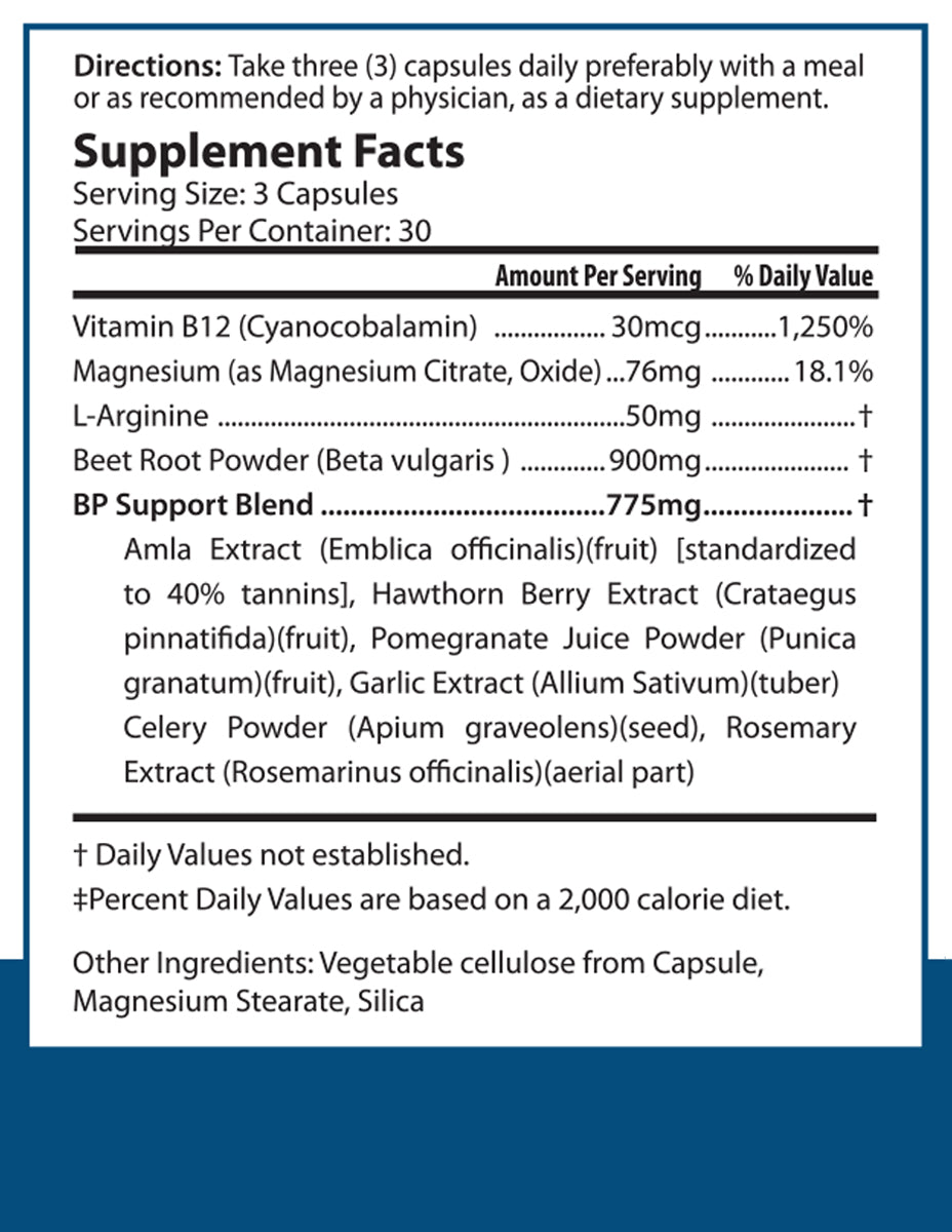 Beets & More | Beet Root, L-Arginine, Blood Pressure, Heart, 90 Caps, USA!