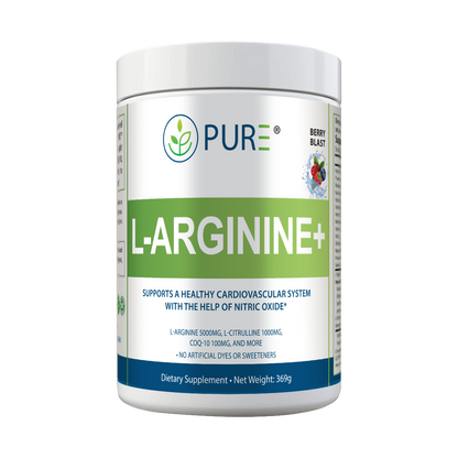 L-Arginine+ | Complete Cardiovascular Support | Berry, Cherry, Mango, Lemon Lime | Improve Circulation Antioxidants Energy & Stamina