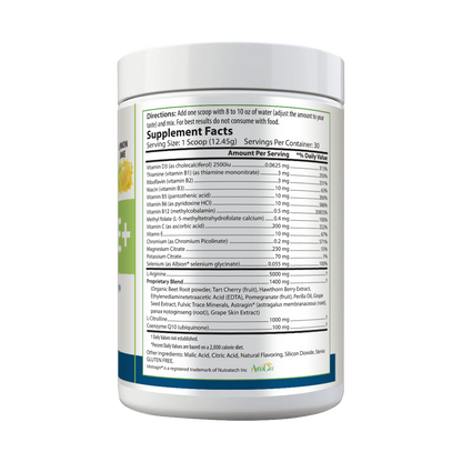 L-Arginine+ | Complete Cardiovascular Support | Berry, Cherry, Mango, Lemon Lime | Improve Circulation Antioxidants Energy & Stamina