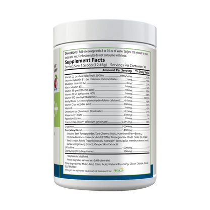 L-Arginine+ | Complete Cardiovascular Support | Berry, Cherry, Mango, Lemon Lime | Improve Circulation Antioxidants Energy & Stamina