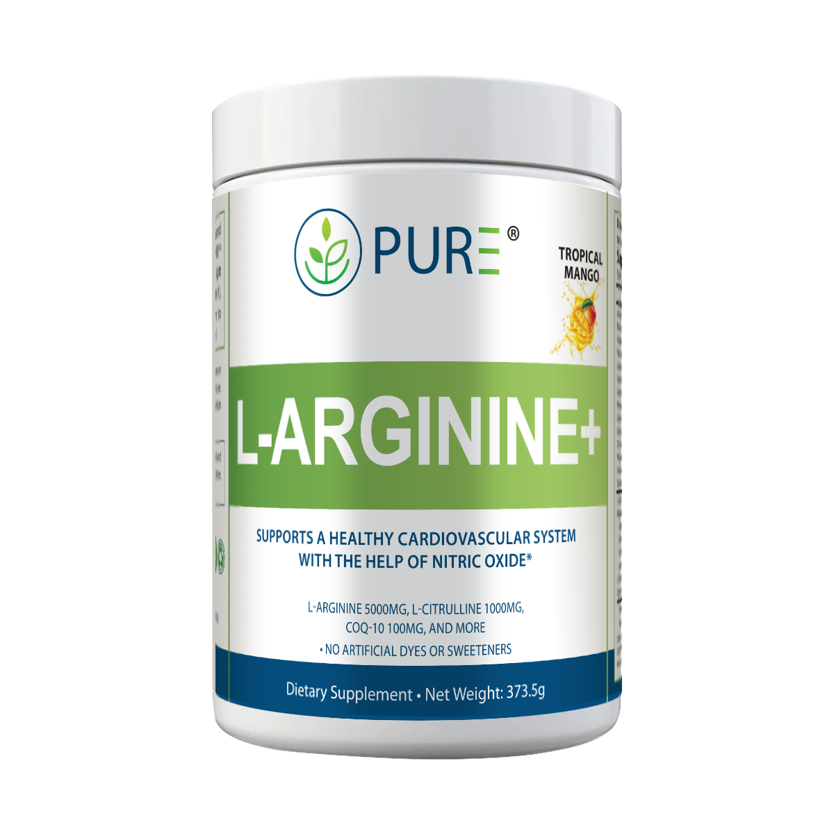 L-Arginine+ | Complete Cardiovascular Support | Berry, Cherry, Mango, Lemon Lime | Improve Circulation Antioxidants Energy & Stamina