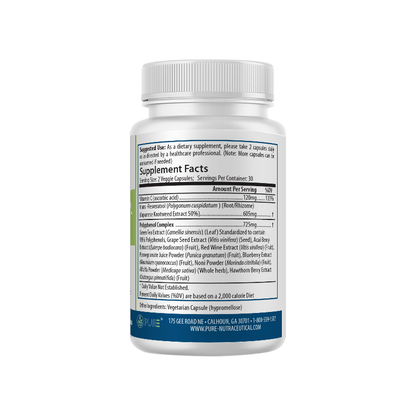 Resveratrol Plus | 605mg, Polyphenols, Heart, Anti-Aging, 60 Caps, USA!