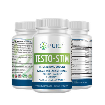 Testo-Stim | Fadogia, Ashwagandha, Testosterone Libido, 224 Caps, USA!