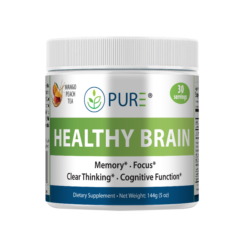 Healthy Brain | Lion’s Mane, Alpha-GPC, Focus, Memory, 30 Servings, USA!