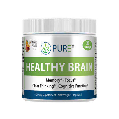 Healthy Brain | Lion’s Mane, Alpha-GPC, Focus, Memory, 30 Servings, USA!