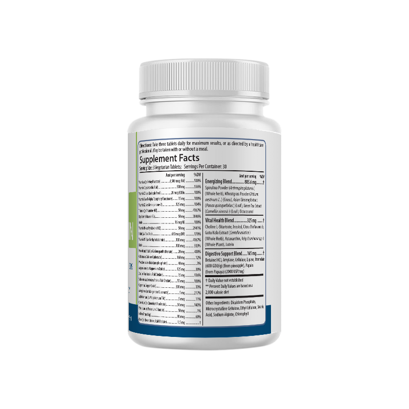 Adult Multivitamin | Vitamins, Superfoods, Energy, 90 Tabs, USA!