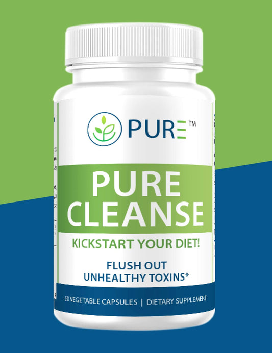 PURE® Cleanse | Natural Detox & Digestive Support | Capsules (60 Count) | Toxin Flush | Bloat Relief | Digestive Health