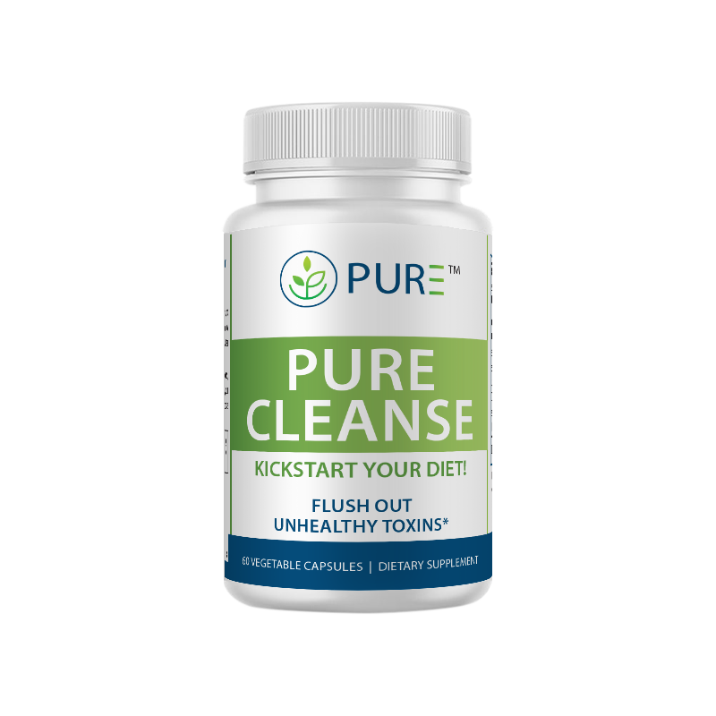 Pure Cleanse | Psyllium, Detox, Bloat Relief, Weight Loss, 60 Caps!