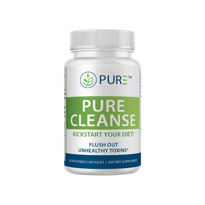 Pure Cleanse | Psyllium, Detox, Bloat Relief, Weight Loss, 60 Caps!