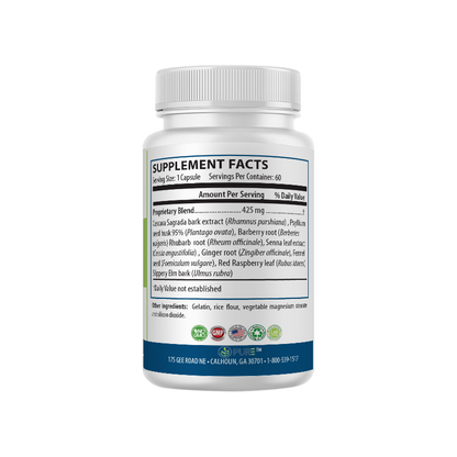 Pure Cleanse | Psyllium, Detox, Bloat Relief, Weight Loss, 60 Caps!