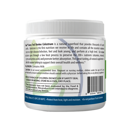 Bovine Colostrum | Immune, Gut Health, 90 Servings, 171g, USA!