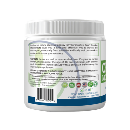 Creatine Monohydrate | 5g, Muscle, Endurance, 60 Servings, 300g!