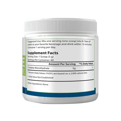 Creatine Monohydrate | 5g, Muscle, Endurance, 60 Servings, 300g!