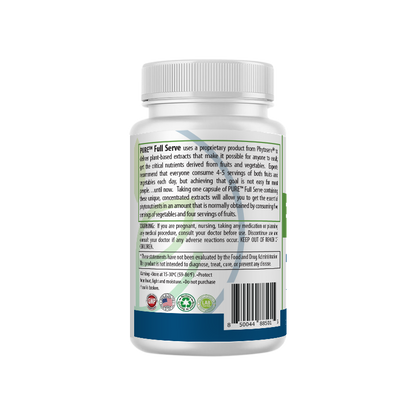 Full Serve | Phytoserv, Fruit & Veggie, Nutrition, 30 Caps, USA!